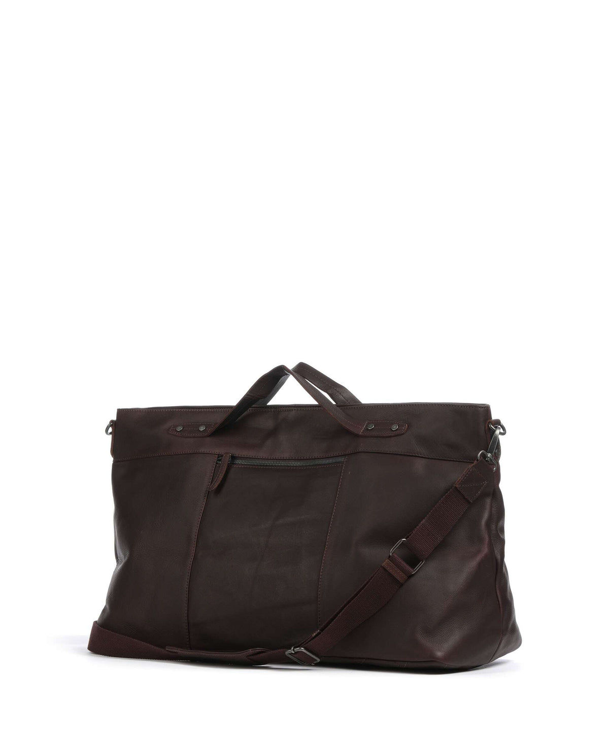 The Chesterfield Brand Cow Wax Pull Up Mark Weekend bag brown