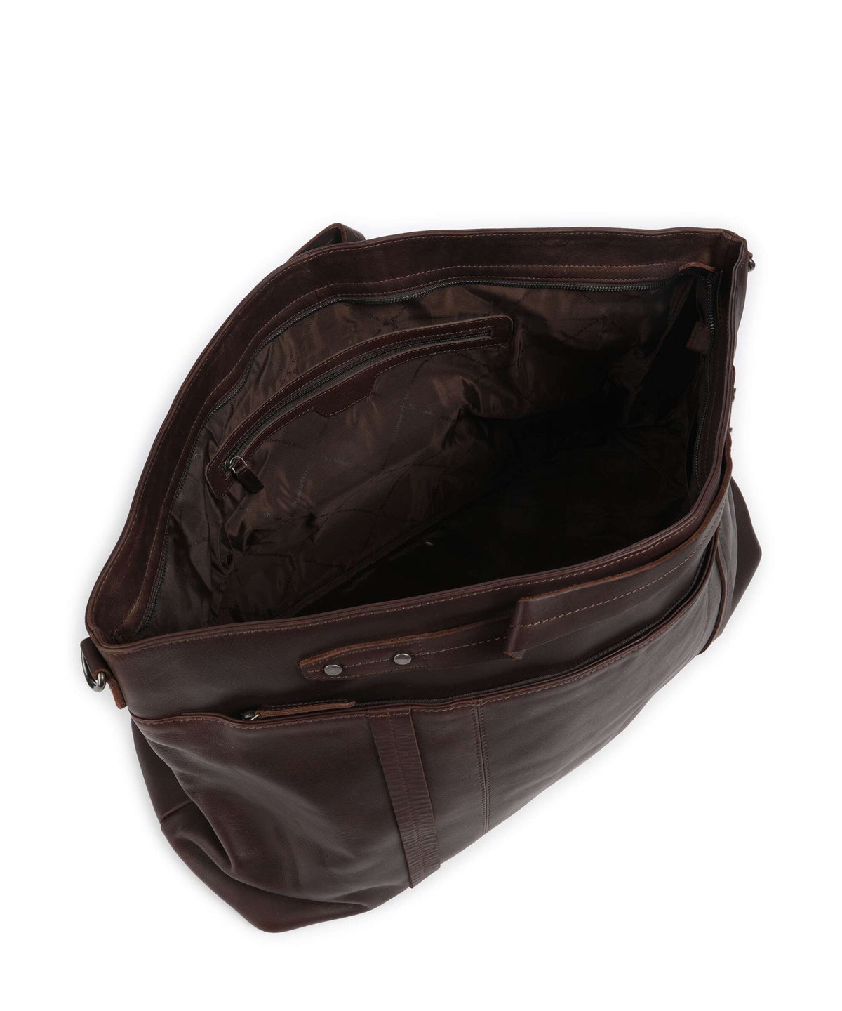 The Chesterfield Brand Cow Wax Pull Up Mark Weekend bag brown