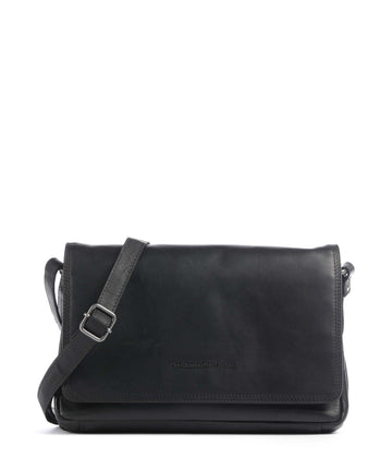 The Chesterfield Brand Wax Pull Up Cow Laverton Crossover taske black