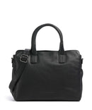 The Chesterfield Brand Wax Pull Up Cow Valmonte Håndtaske black