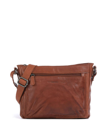 The Chesterfield Brand Washed Waxed Cow Aston Crossover taske cognac