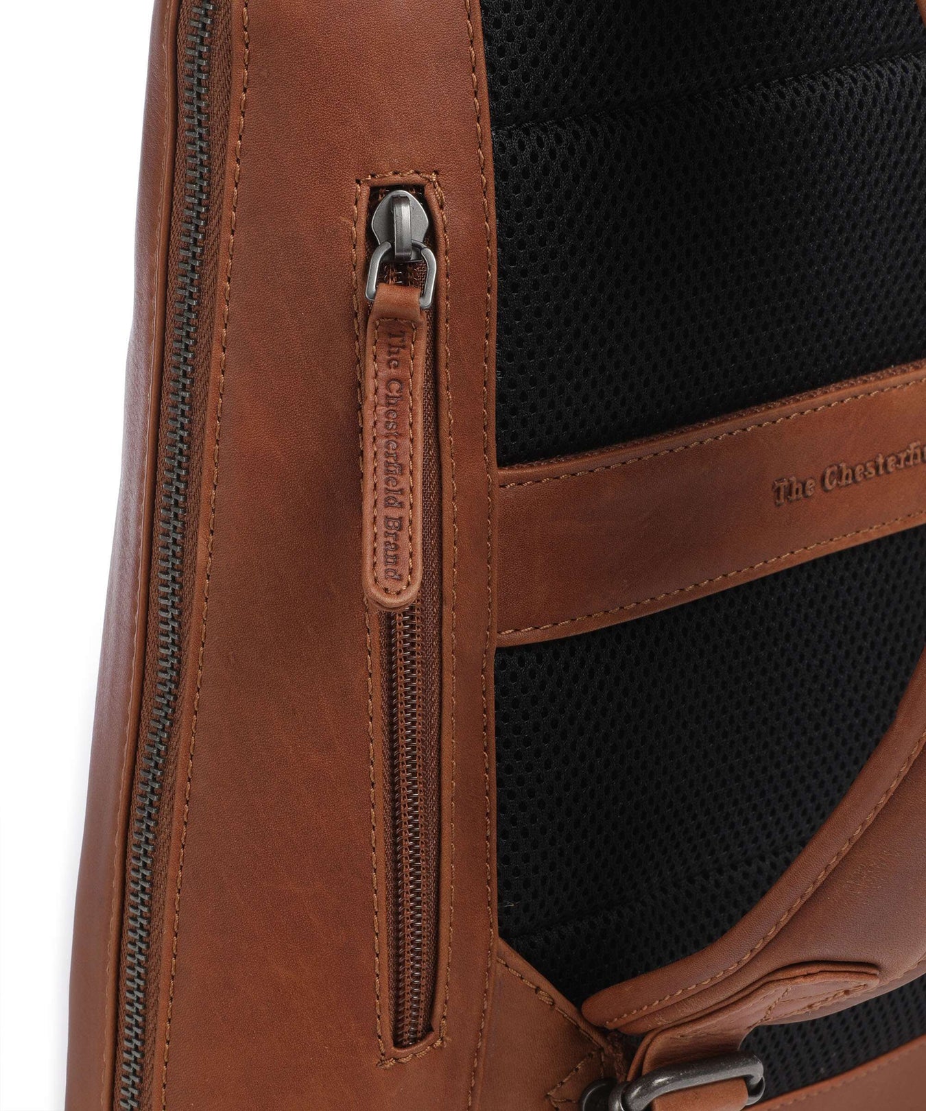 The Chesterfield Brand Wax Pull Up Cow Filmore Backpack cognac