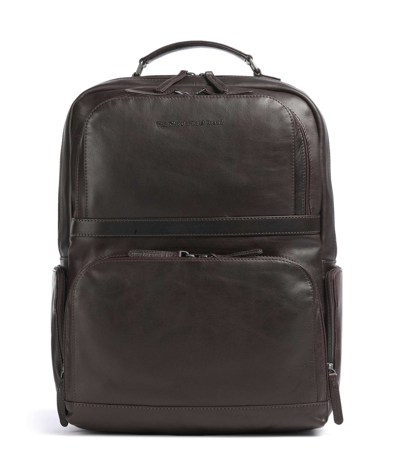 The Chesterfield Brand Wax Pull Up Cow Lennox Backpack brown