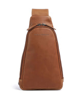 The Chesterfield Brand Wax Pull Up Cow Bowey Sling taske cognac