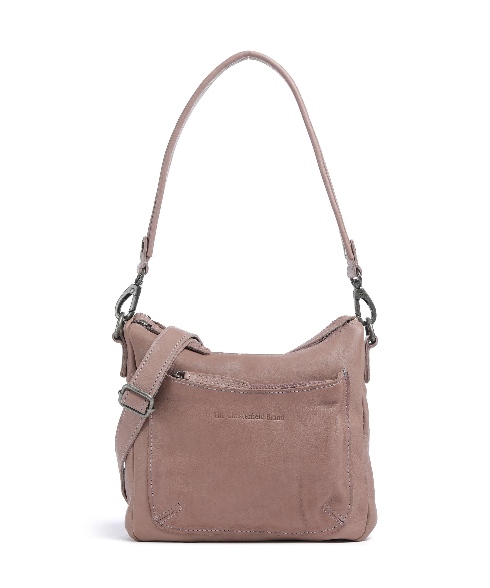 The Chesterfield Brand Washed Waxed Cow Caroline Crossbody bag lavender lilac