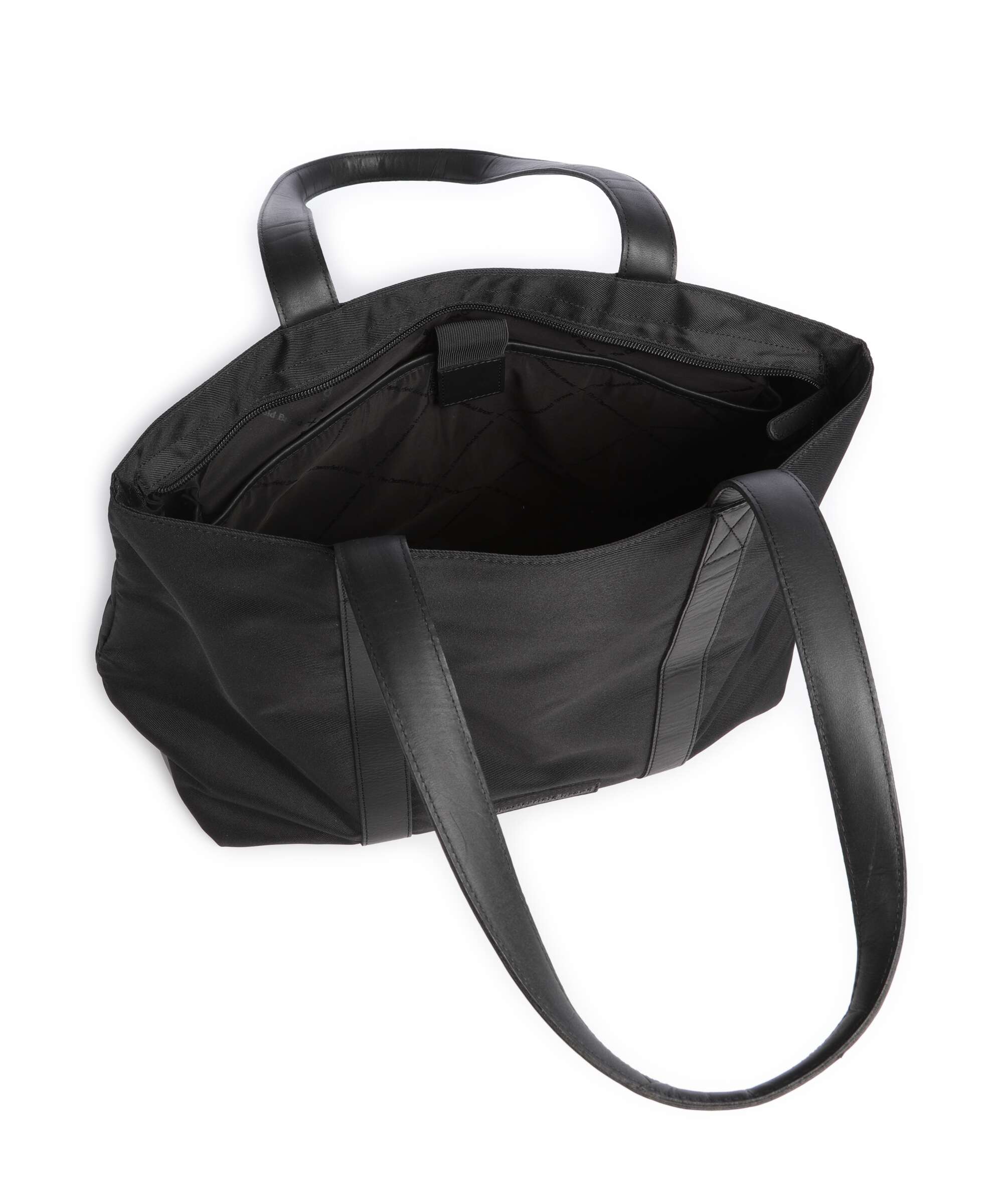 The Chesterfield Brand Nylon Wax Pull Up Otta Tote bag black