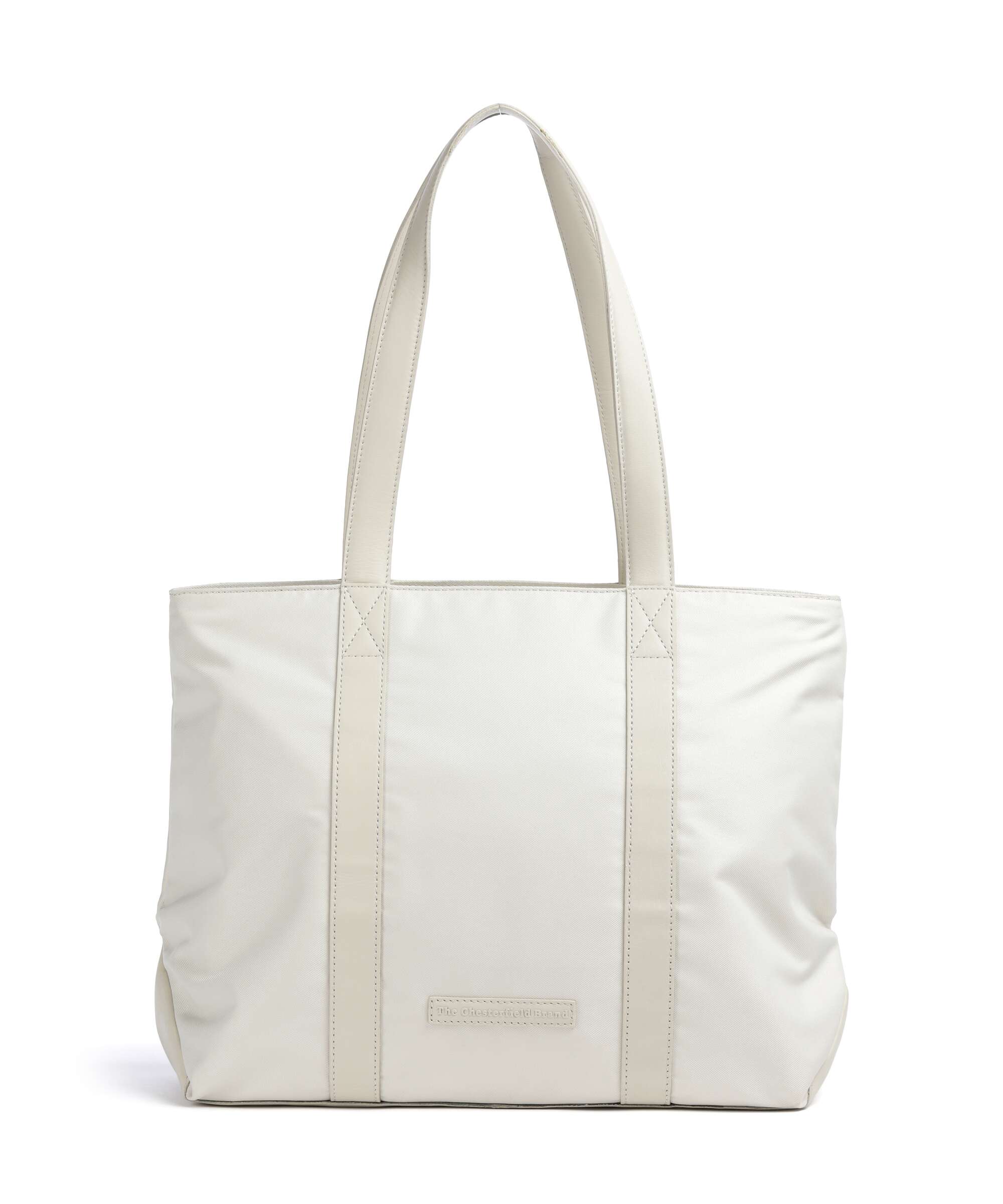 The Chesterfield Brand Nylon Wax Pull Up Otta Tote bag off white