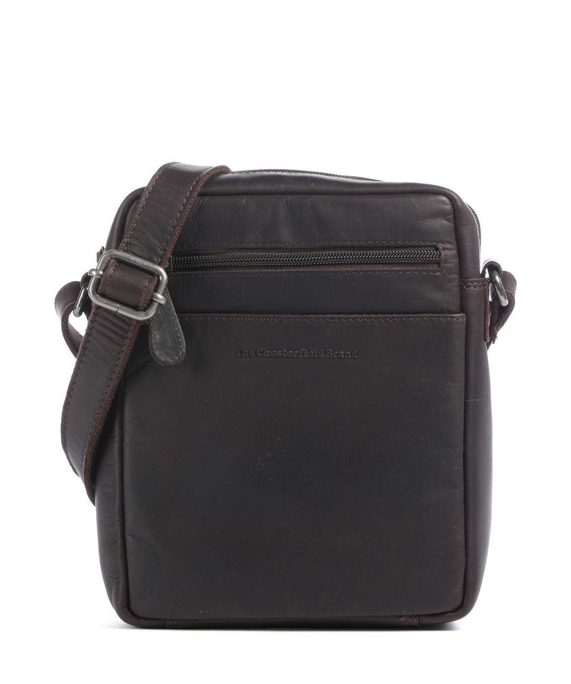 The Chesterfield Brand Wax Pull Up Cow Laveno Crossbody bag brown