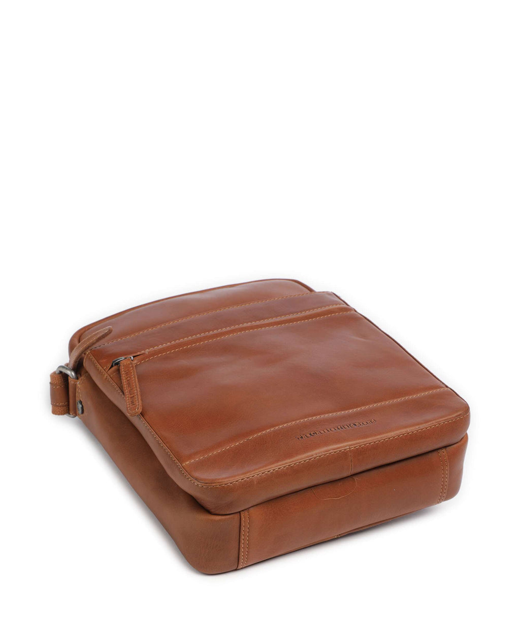 The Chesterfield Brand Wax Pull Up Cow Anzora Crossbody bag cognac