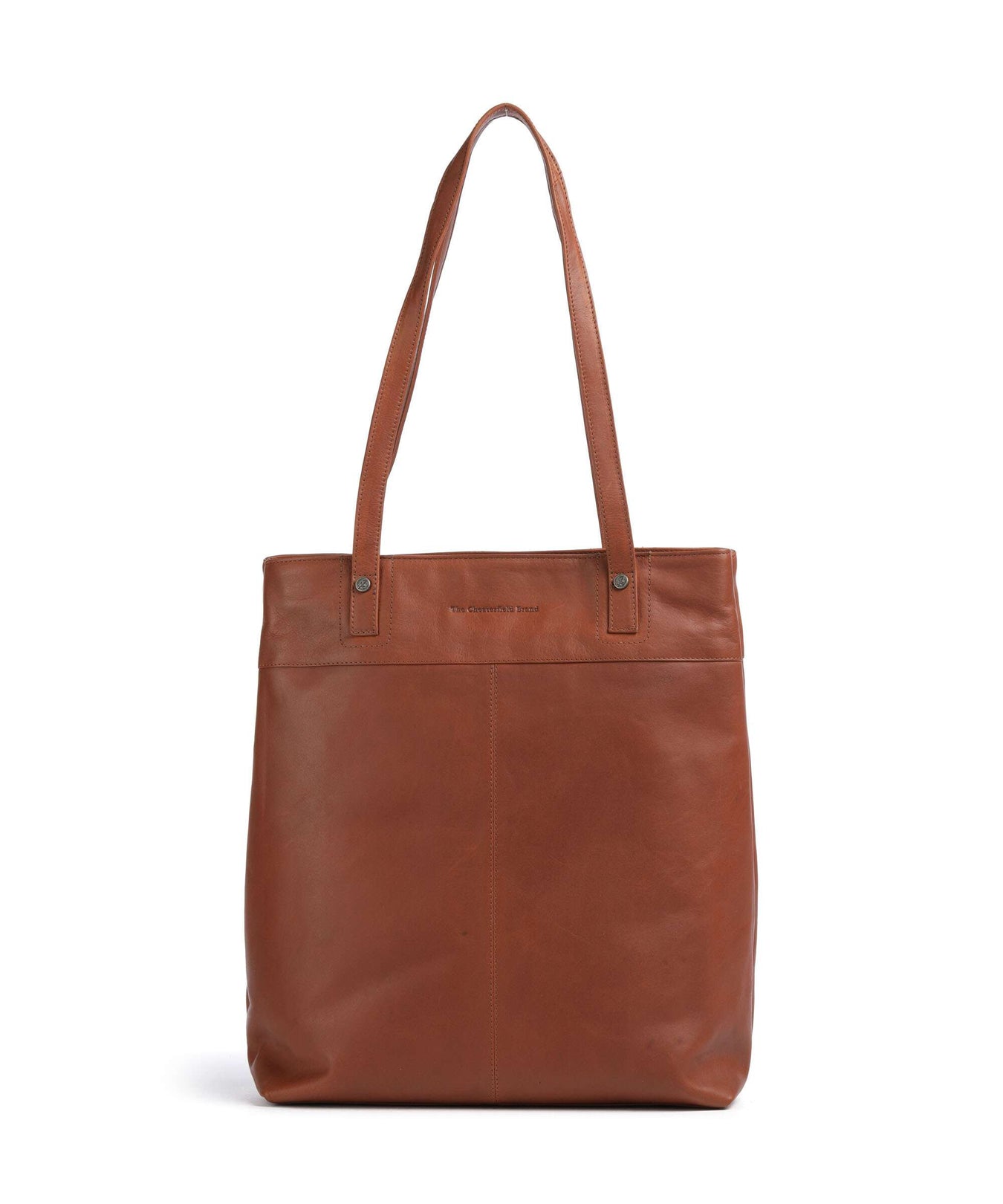 The Chesterfield Brand Wax Pull Up Cow Solvia Tote bag cognac