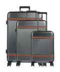The Chesterfield Brand Zuna Suitcase set (4 wheels) urban graphite