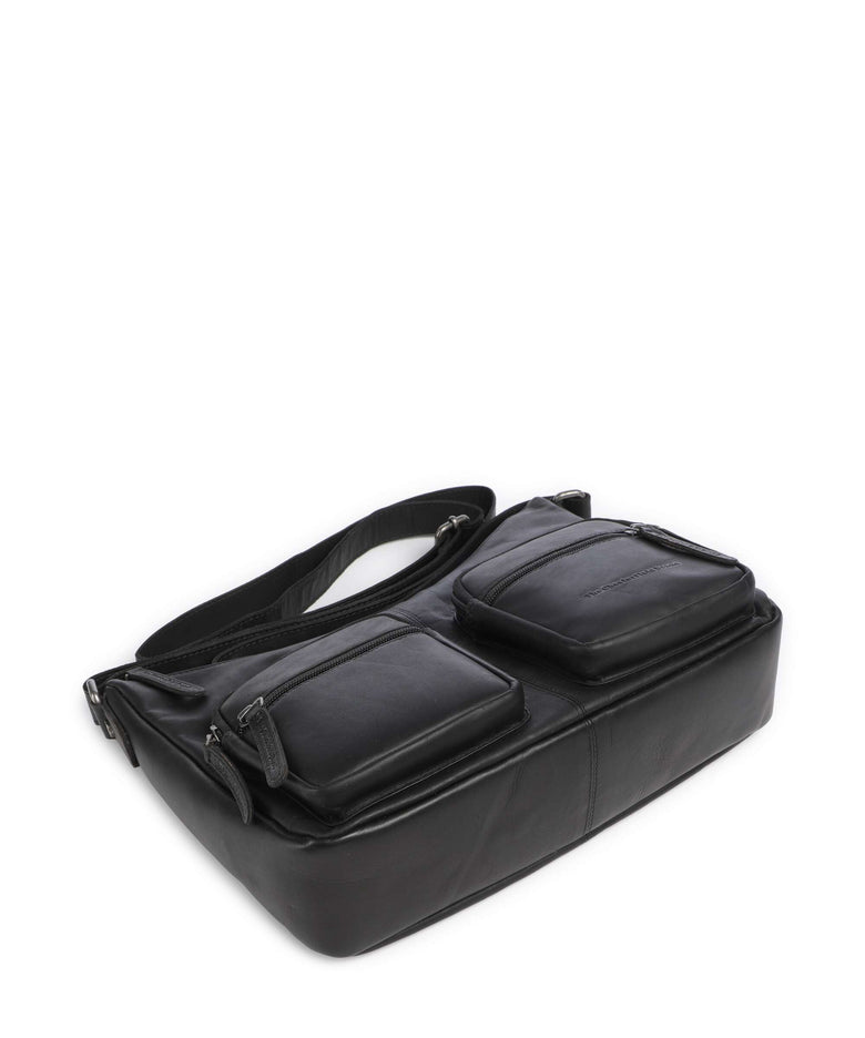 The Chesterfield Brand Wax Pull Up Cow Valenora Crossbody bag black