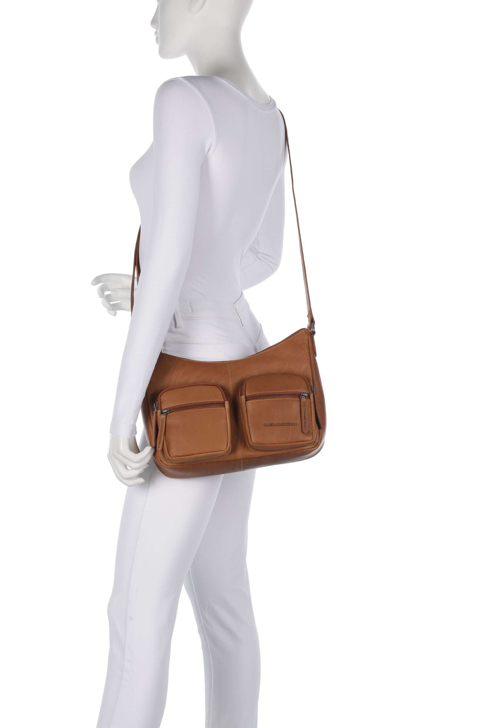 The Chesterfield Brand Wax Pull Up Cow Valenora Shoulder bag cognac