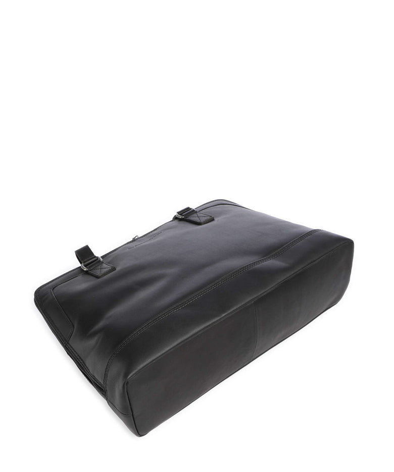 The Chesterfield Brand Wax Pull Up Cow Elvar Tote bag black