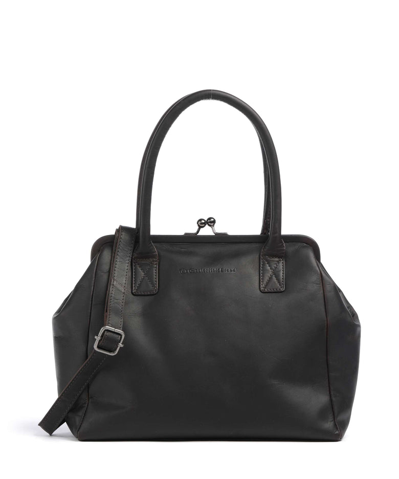 The Chesterfield Brand Wax Pull Up Cow Dorin Shoulder bag brown