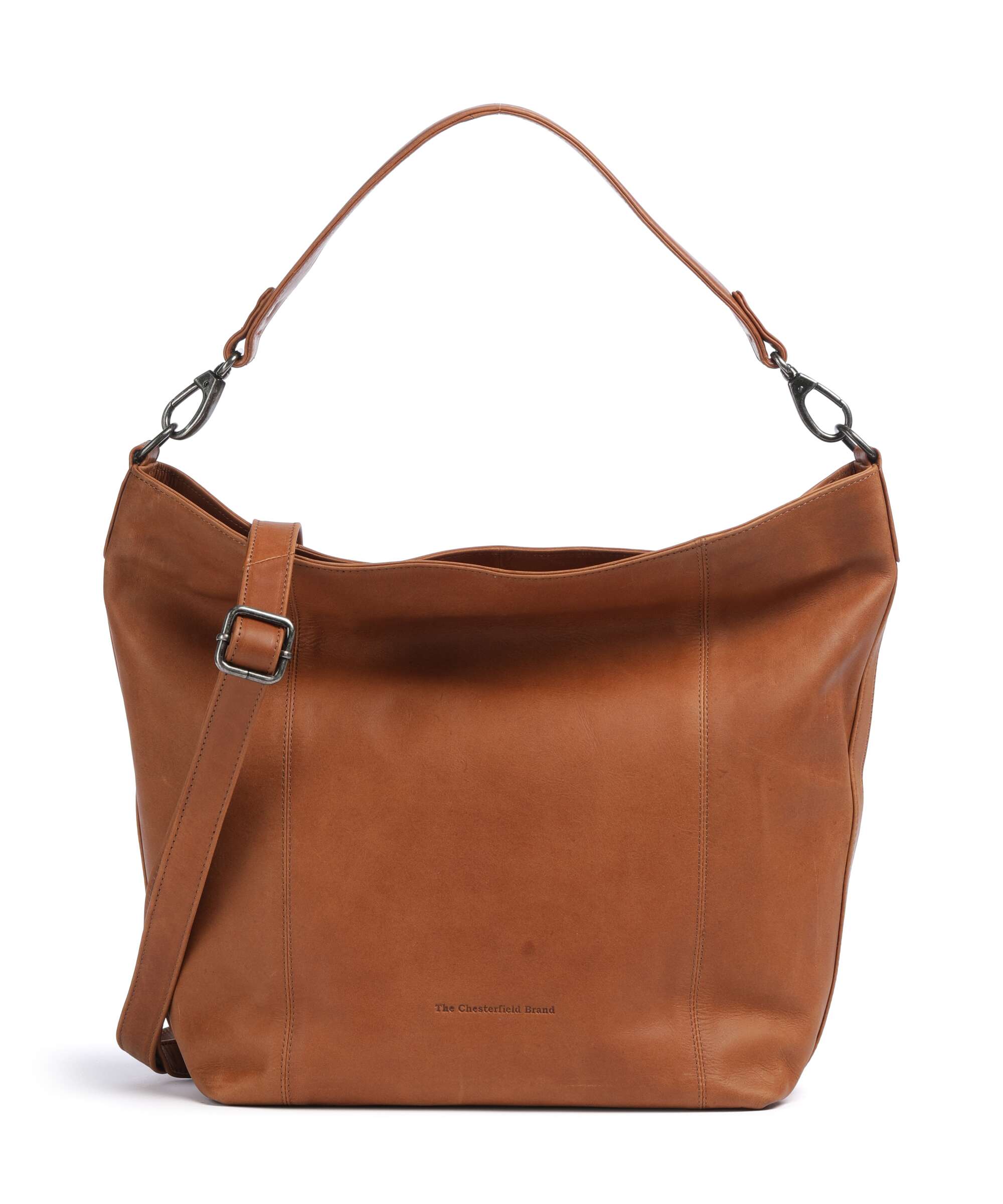 The Chesterfield Brand Wax Pull Up Cow Zira Hobo bag cognac
