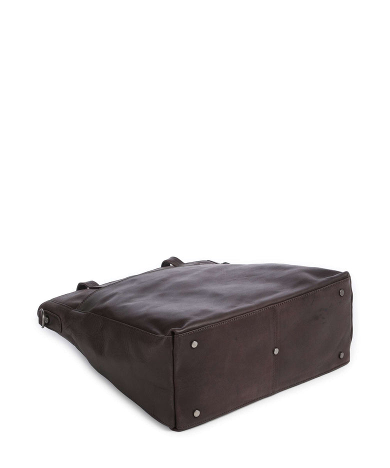The Chesterfield Brand Wax Pull Up Cow Mosel Tote bag brown