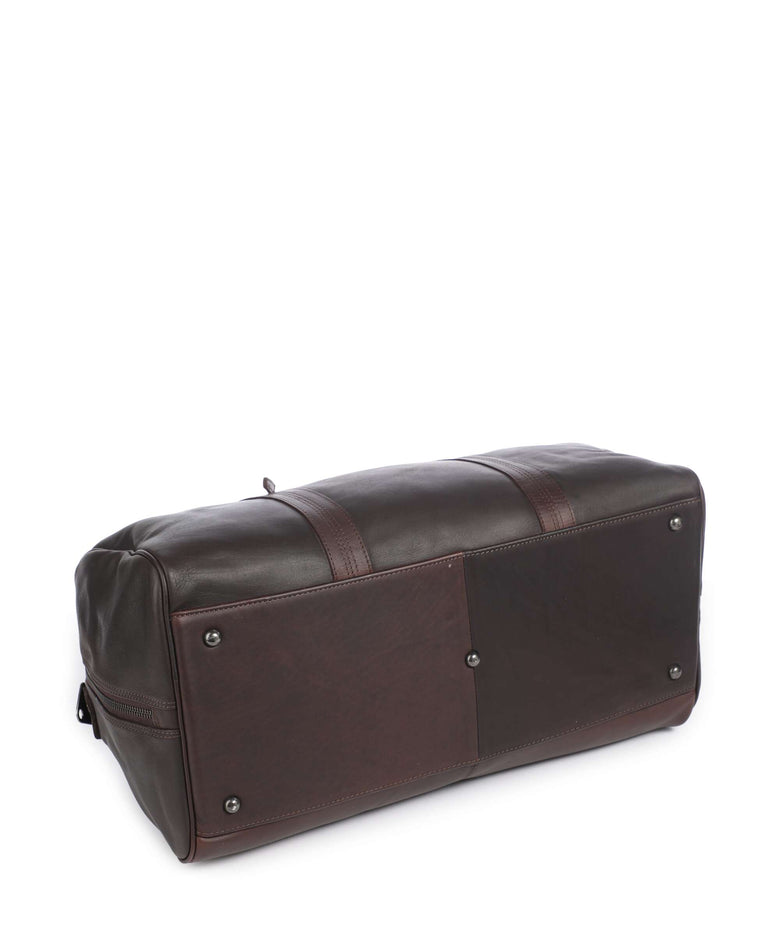 The Chesterfield Brand Wax Pull Up Cow Rivaro Weekend bag brown
