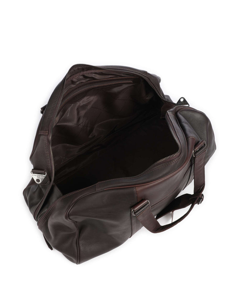 The Chesterfield Brand Wax Pull Up Cow Rivaro Weekend bag brown