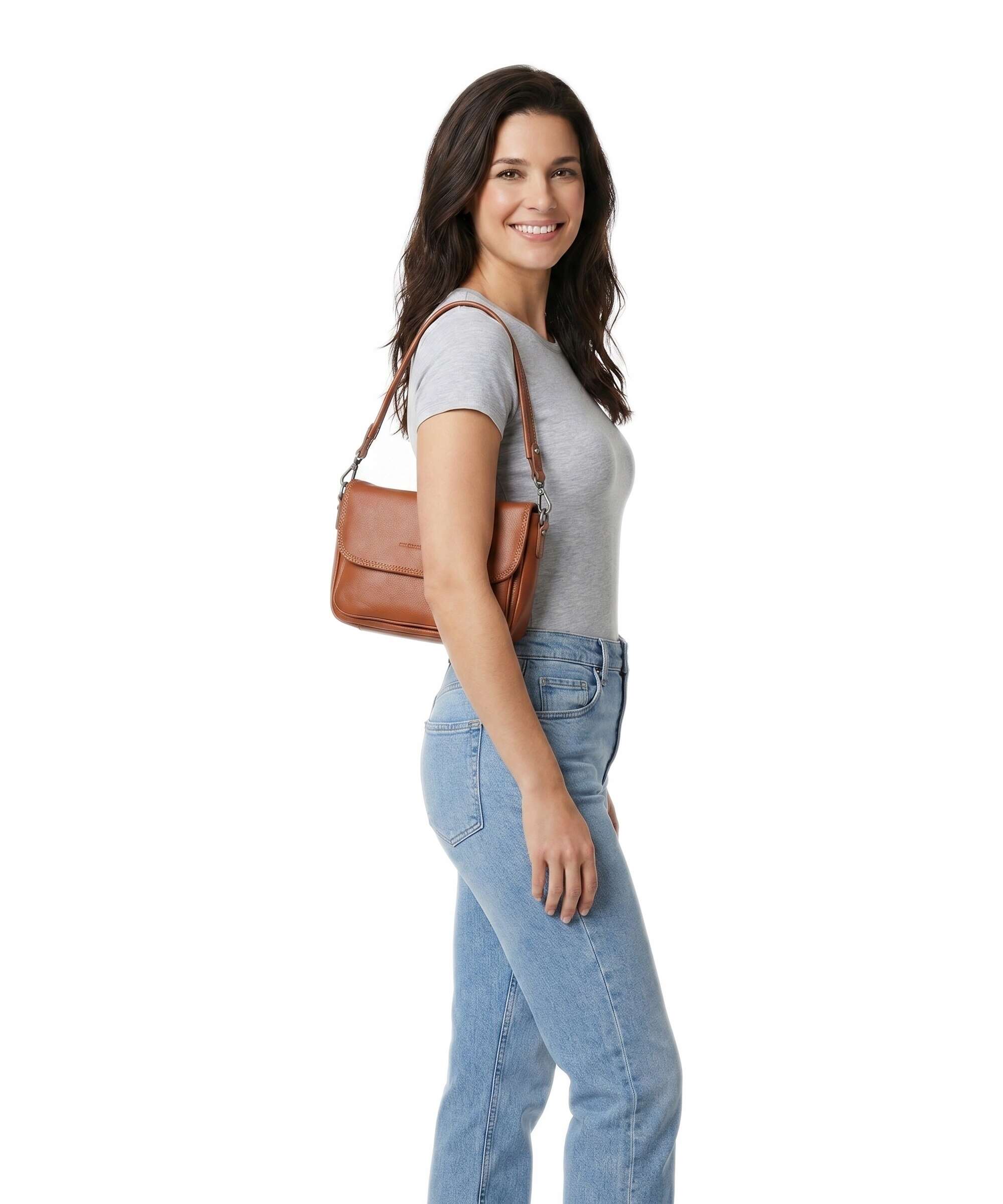 The Chesterfield Brand Serene Miloa Shoulder bag cognac