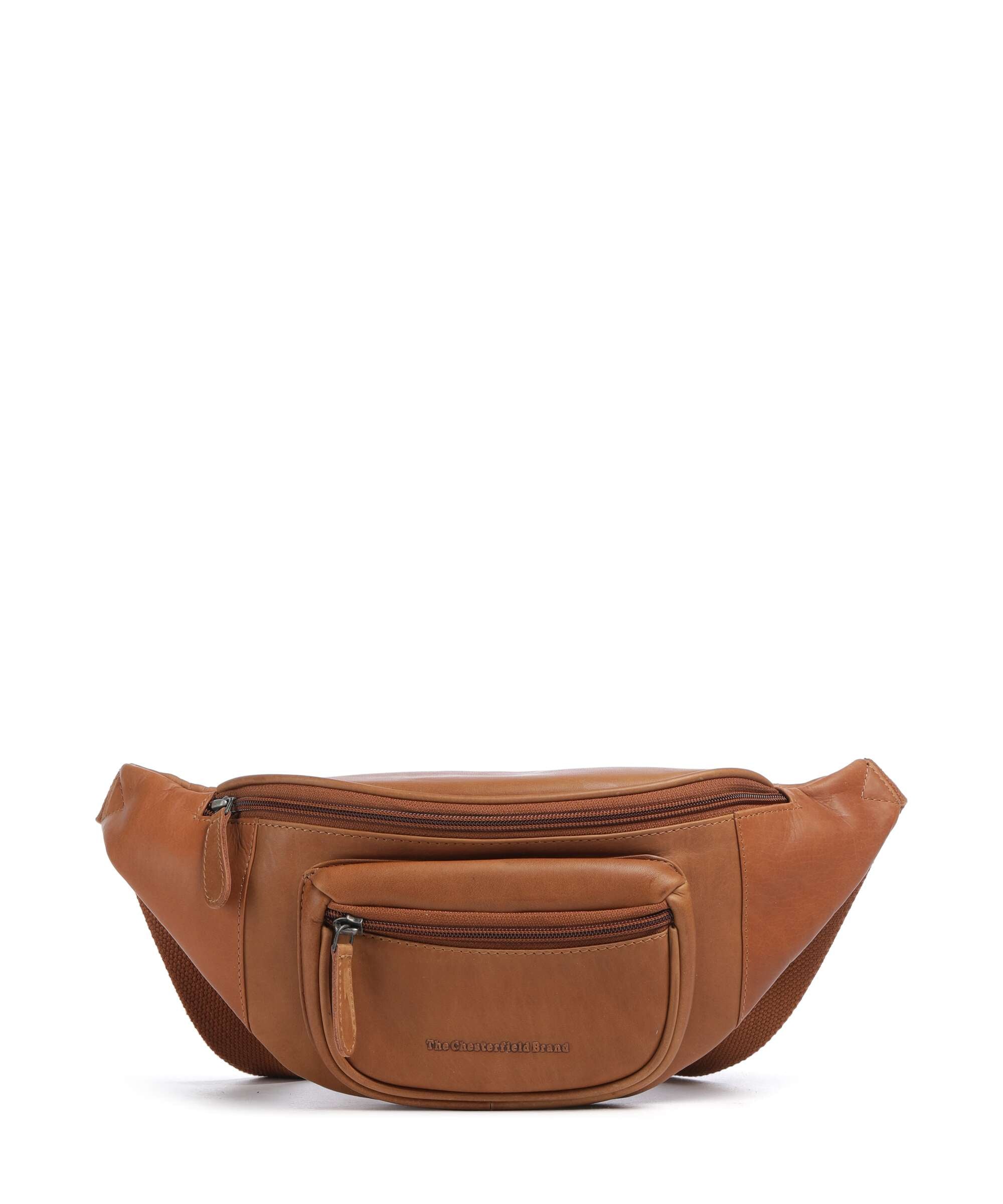The Chesterfield Brand Cow Wax Pull Up Vernio Belt bag cognac