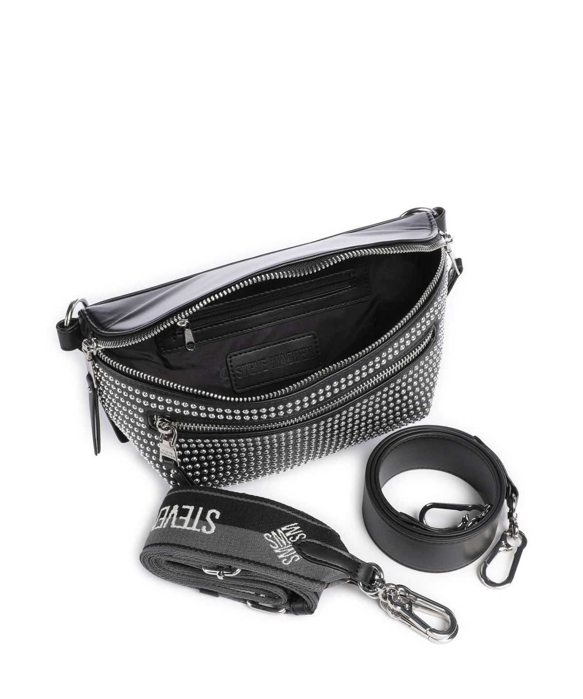 Steve Madden BCLARKES Crossbody bag black/silver