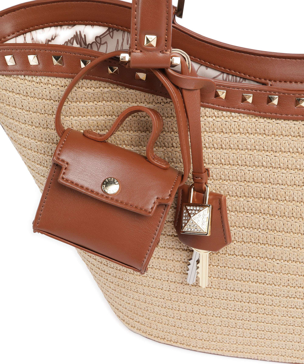 Steve Madden BAGULLA Tote bag cognac/natural