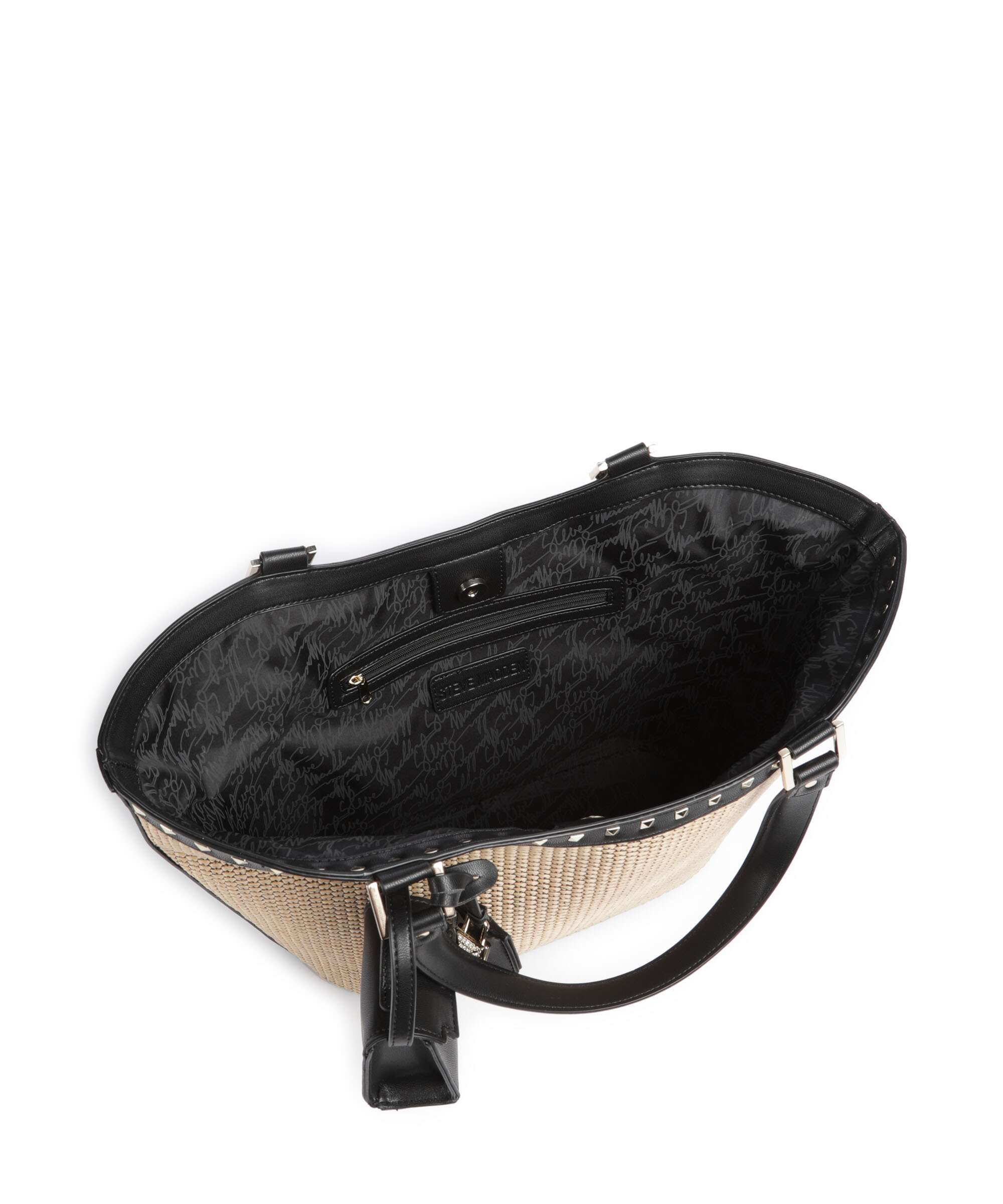 Steve Madden BAGULLA Tote bag black/natural