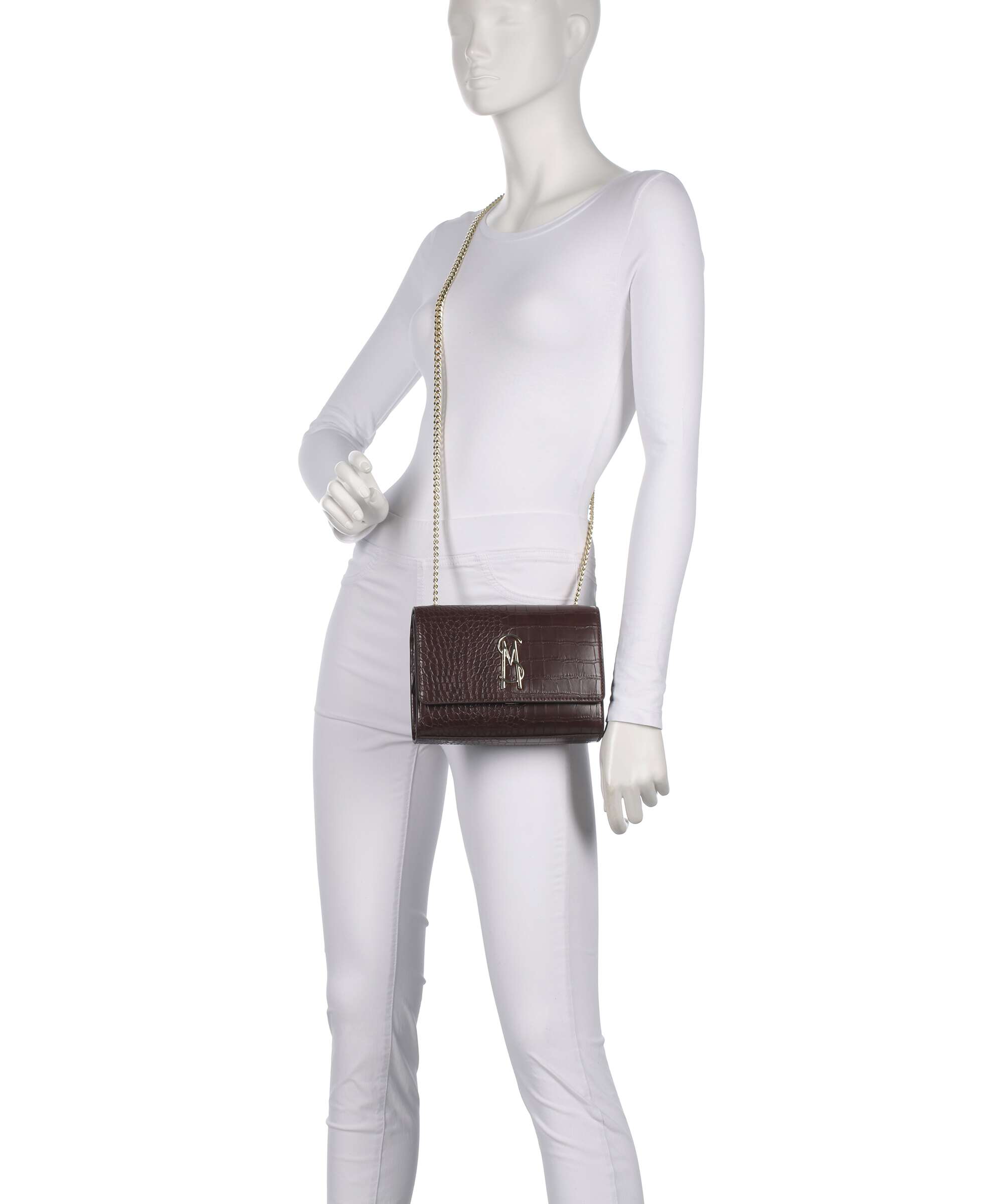 Steve Madden BRAMONIE Crossbody bag chocolate/gold