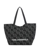 Karl Lagerfeld Ikon Shopper taske black/white