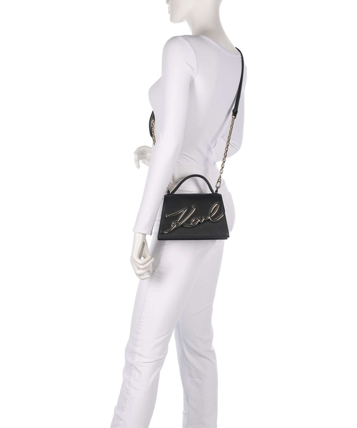 Karl Lagerfeld K/Signature 2.0 Handbag black/gold