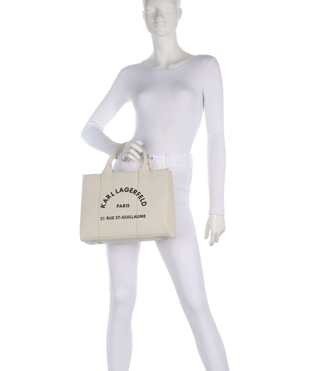 Karl Lagerfeld K/Rue St Guillaume Medium Handbag natural