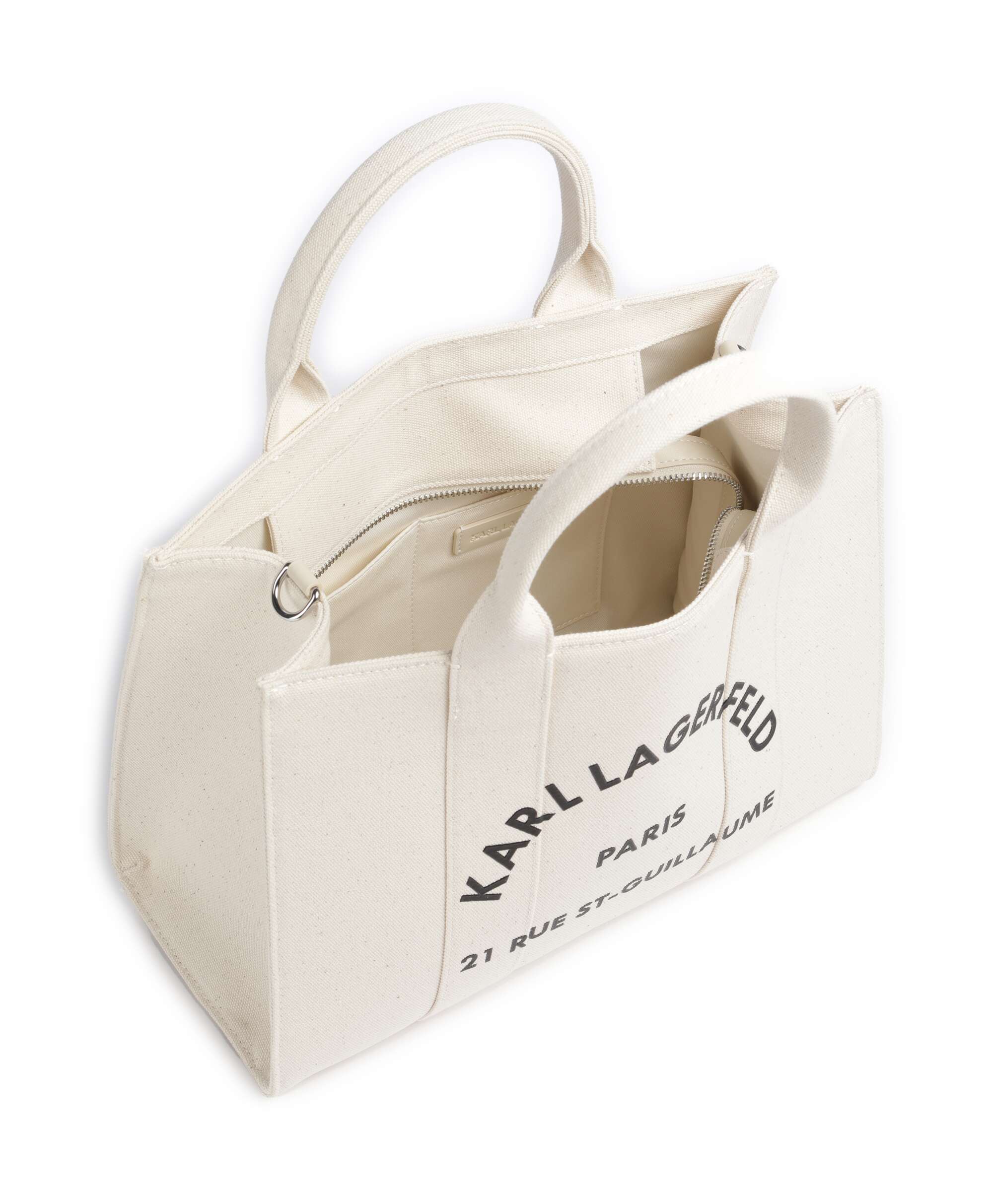 Karl Lagerfeld K/Rue St Guillaume Medium Handbag natural