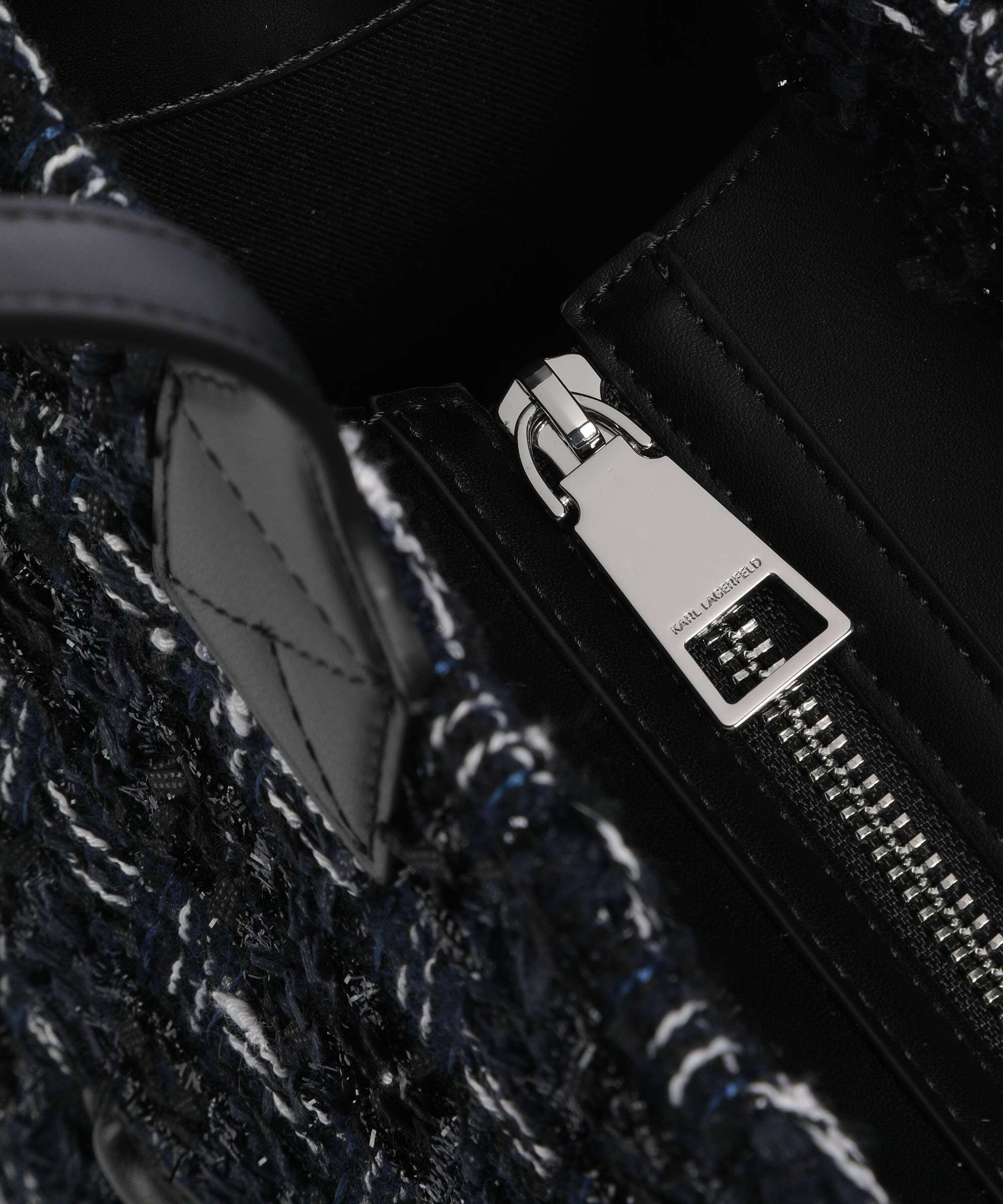 Karl Lagerfeld K/Skuare Medium Tote bag dark navy/boucle