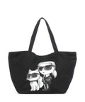Karl Lagerfeld Ikon Tote bag black/white