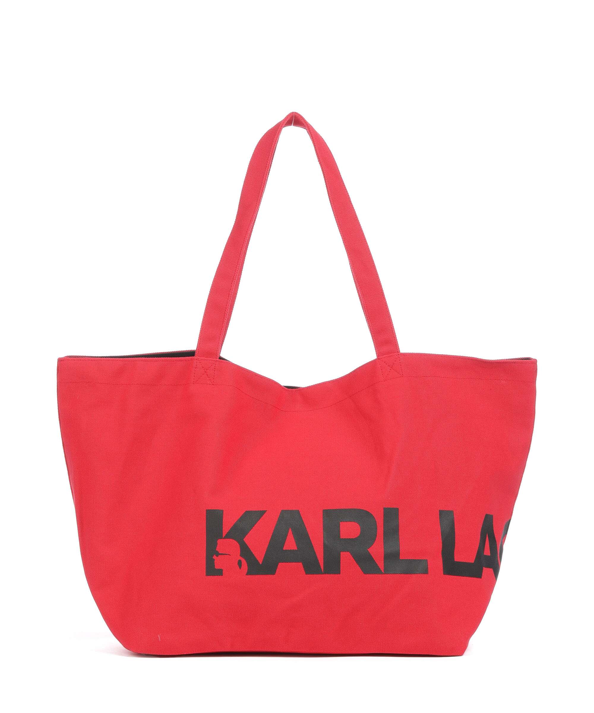 Karl Lagerfeld K/Essential Big Logo Tote bag racing red