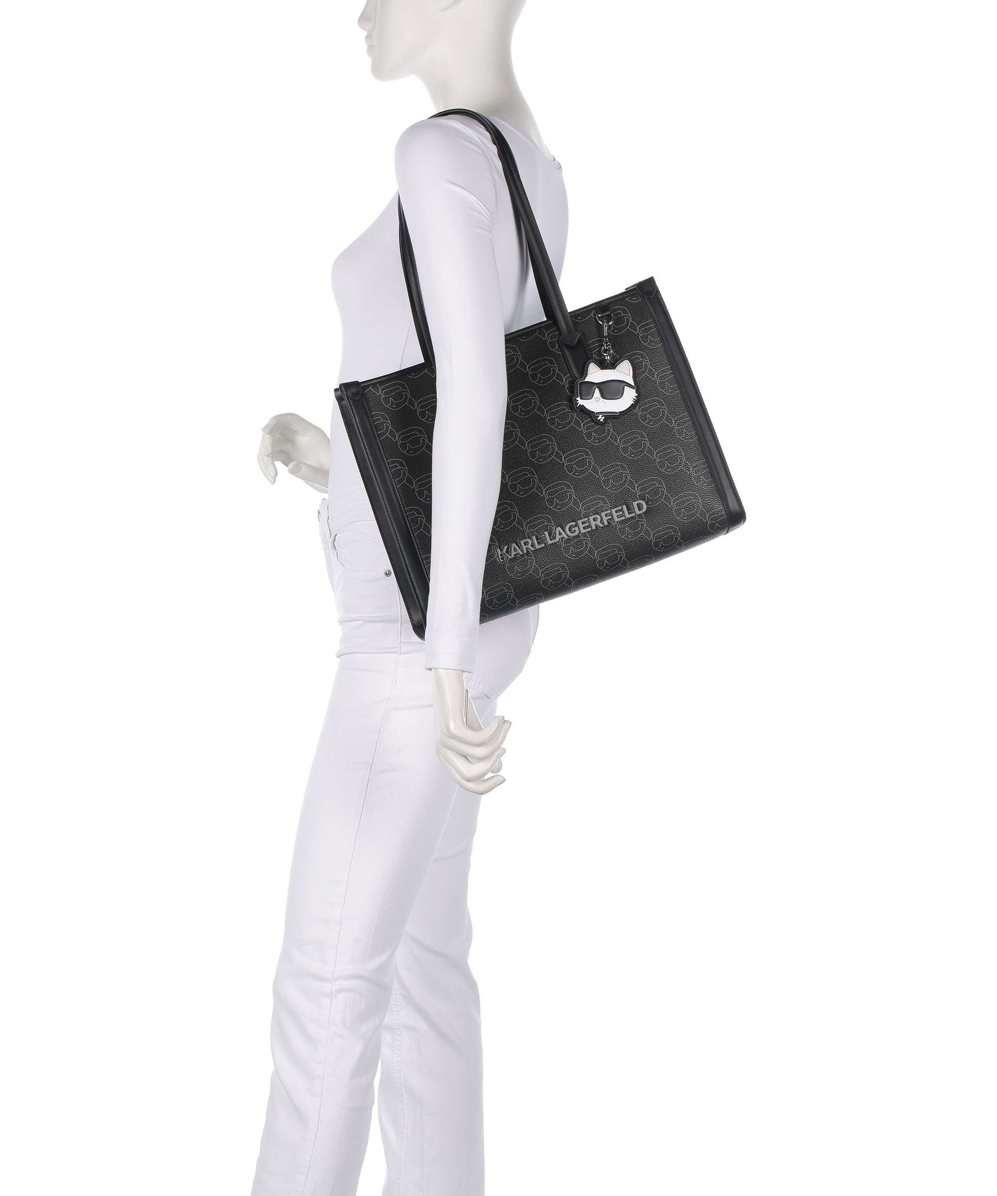Karl Lagerfeld K/Ikonik Mono Tote bag black