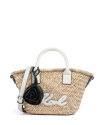 Karl Lagerfeld K/Signature Small Håndtaske natural/cementhe
