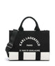 Karl Lagerfeld K/Rue St Guillaume Medium Håndtaske cannoli cream/black