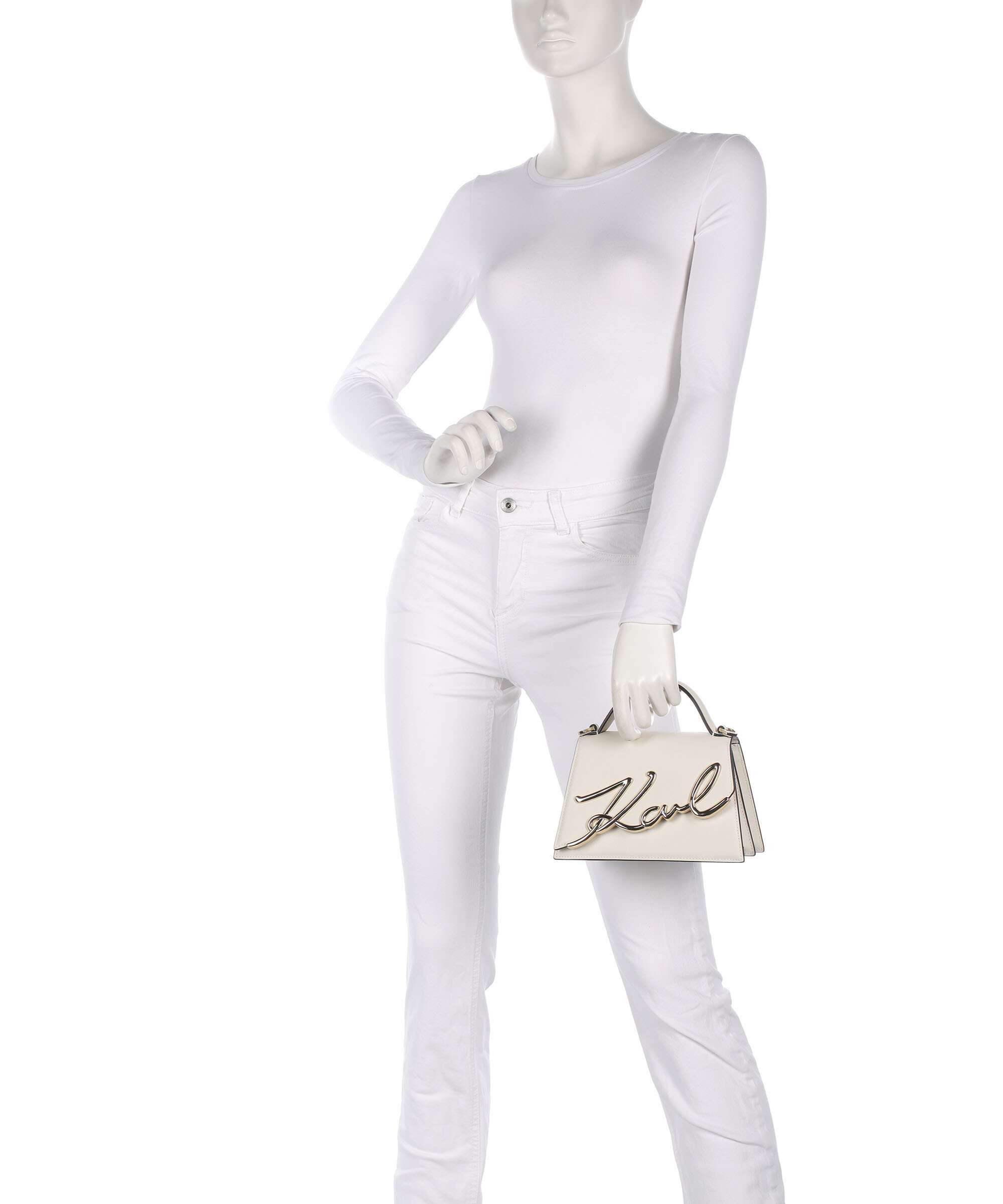 Karl Lagerfeld K/Signature 2.0 Crossbody bag off white