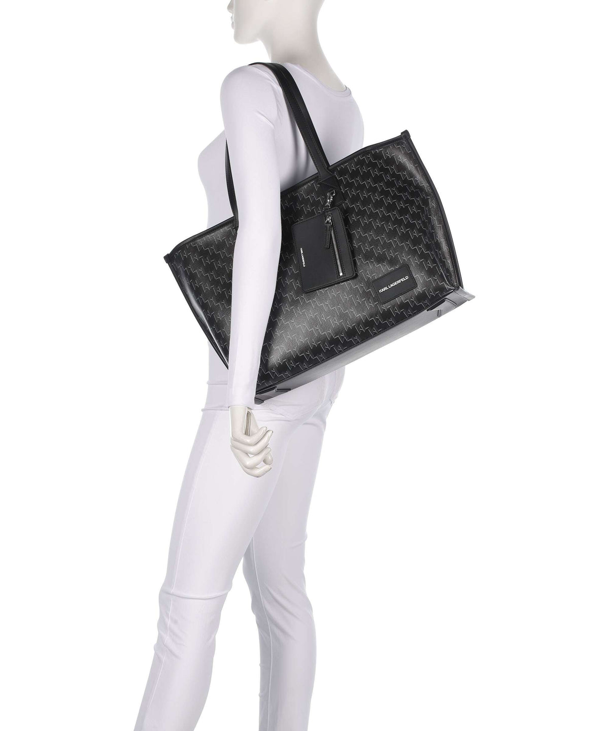 Karl Lagerfeld K/Voyage Tote bag black mono