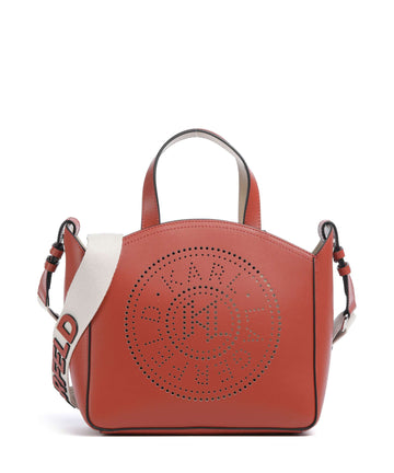 Karl Lagerfeld K/Circle Small Håndtaske red brick