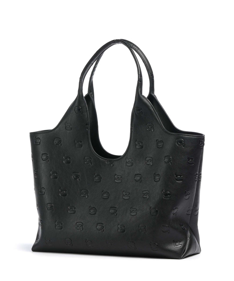 Karl Lagerfeld K/Ikon Monogram Medium Tote bag tonal black