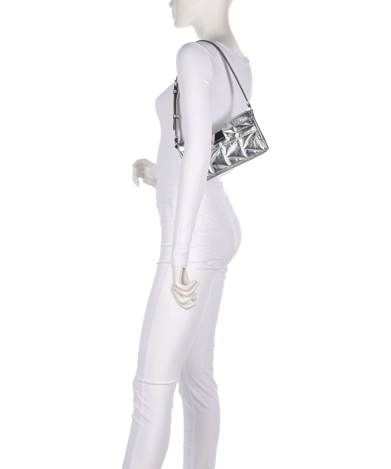 Karl Lagerfeld K/Kuilt Small Shoulder bag silver