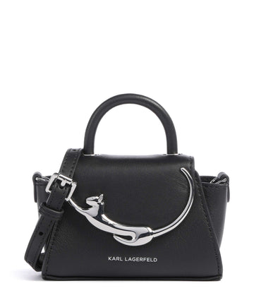 Karl Lagerfeld Ikon Choupette Mini Crossover taske black