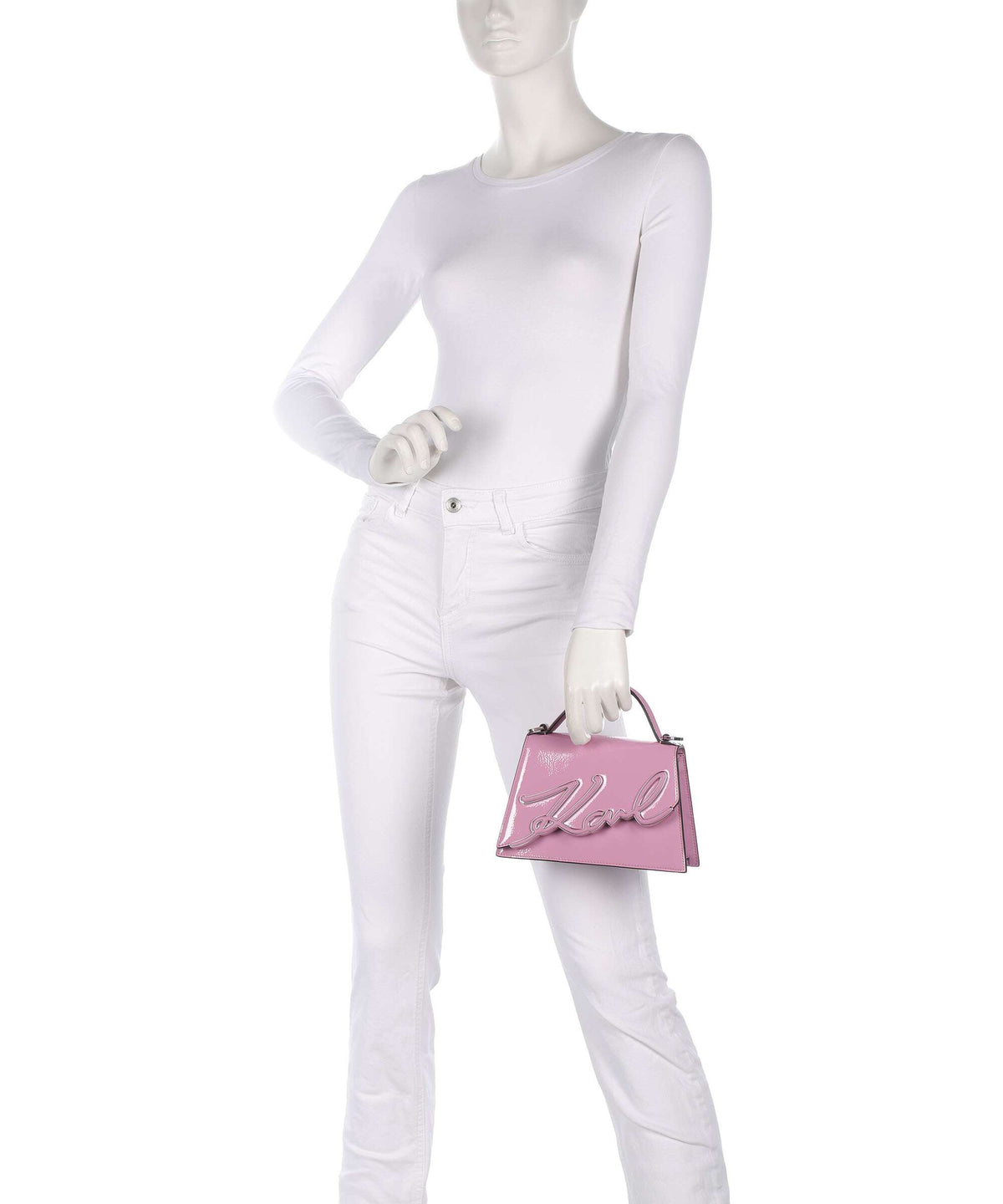 Karl Lagerfeld K/Signature 2.0 Small Handbag cyclamen