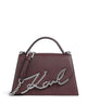 Karl Lagerfeld K/Signature 2.0 Medium Håndtaske windsor/burgundy