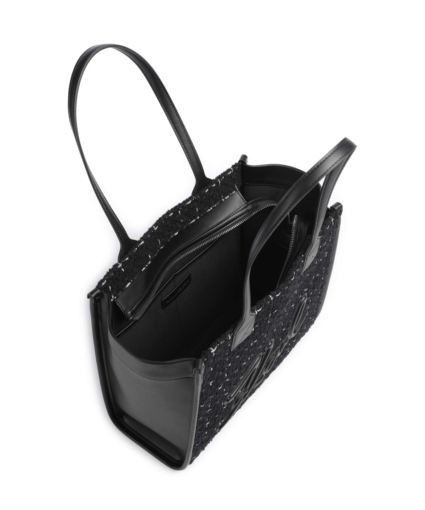 Karl Lagerfeld K/Skuare Medium Tote bag boucle/black/white