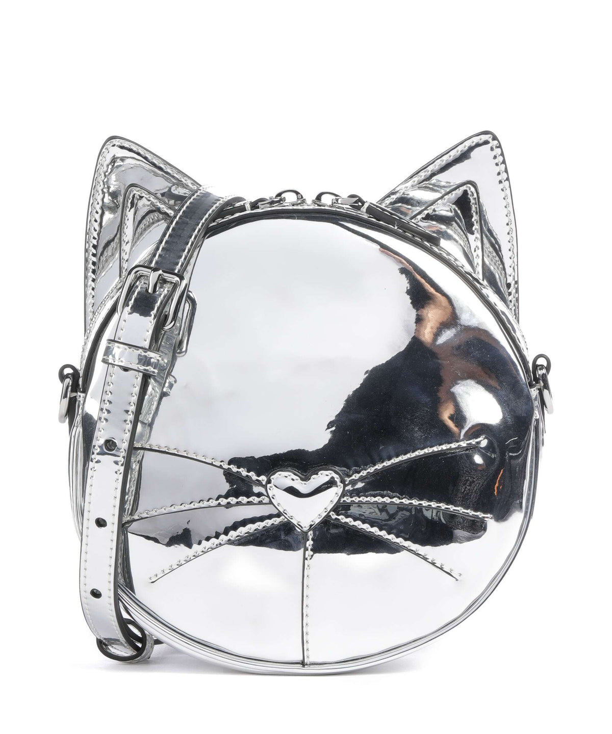 Karl Lagerfeld Ikon Chat Crossbody bag silver