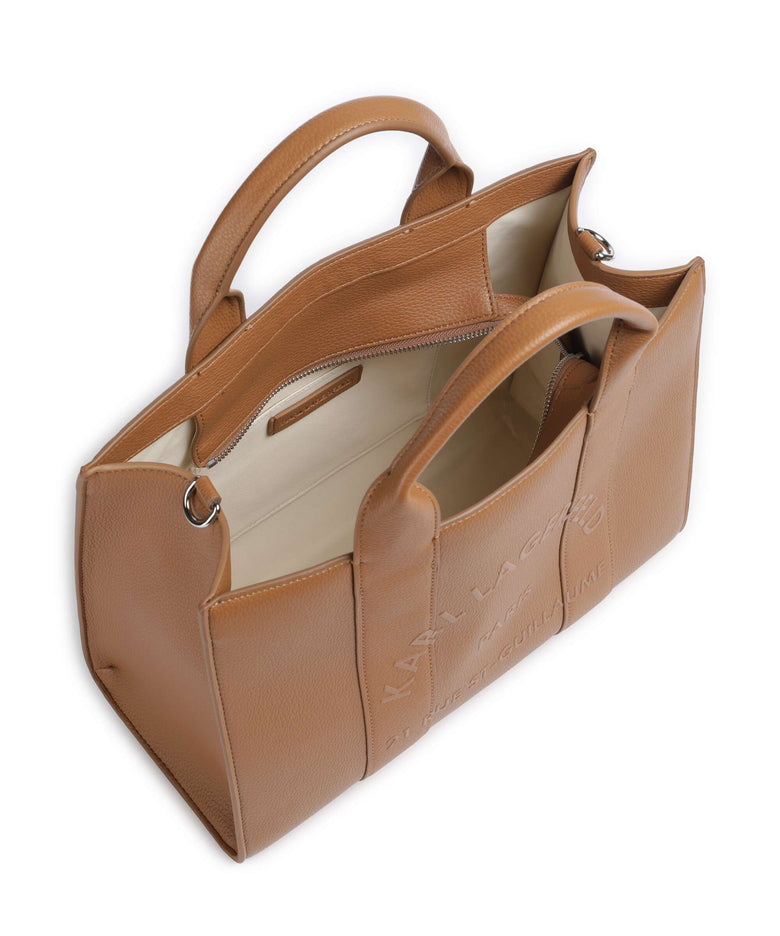 Karl Lagerfeld K/Rue St Guillaume Medium Handbag caramel